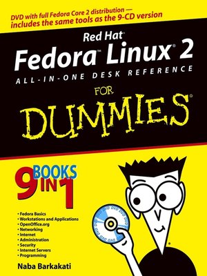 cover image of Red HatFedoraLinux2 All-in-One Desk Reference For Dummies